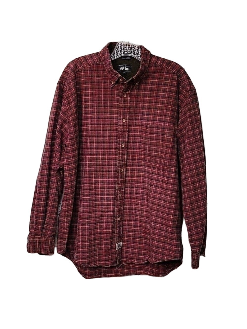 Woods & Gray, Men's Long-Sleeved Shirt, Button-Down, Size Large